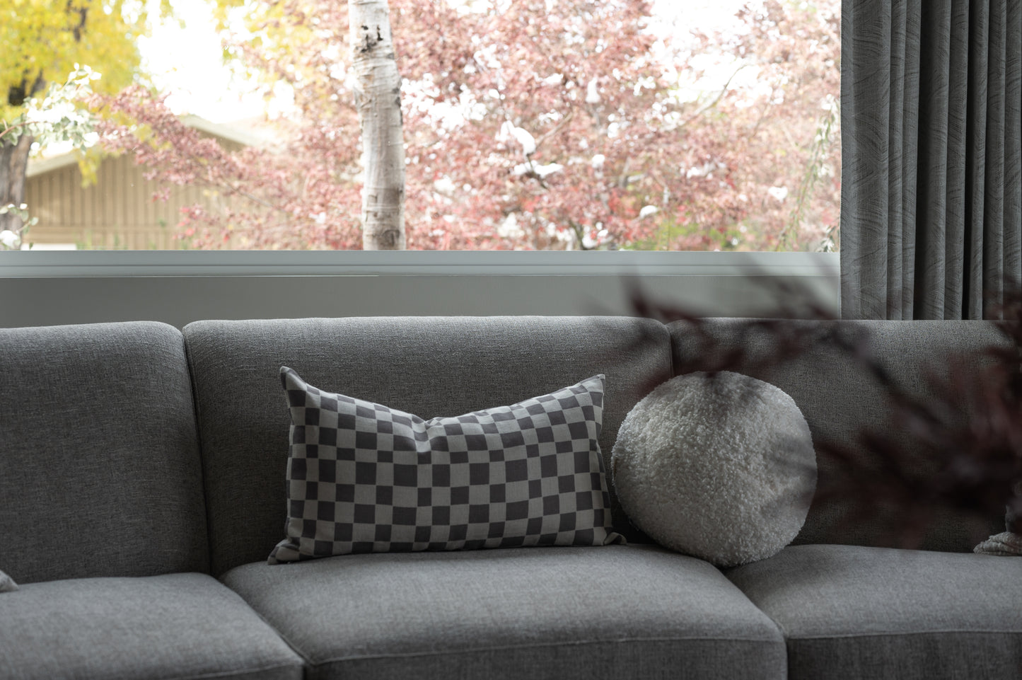 Villa Designer Pillow (Smoke)
