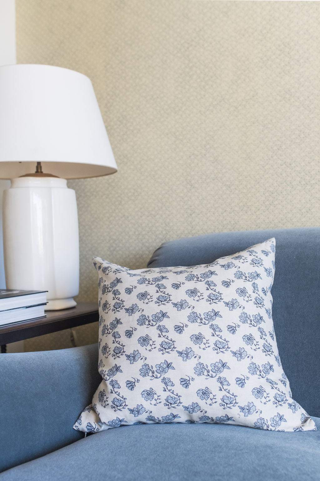 Nora Designer Pillow (Sky Blue)