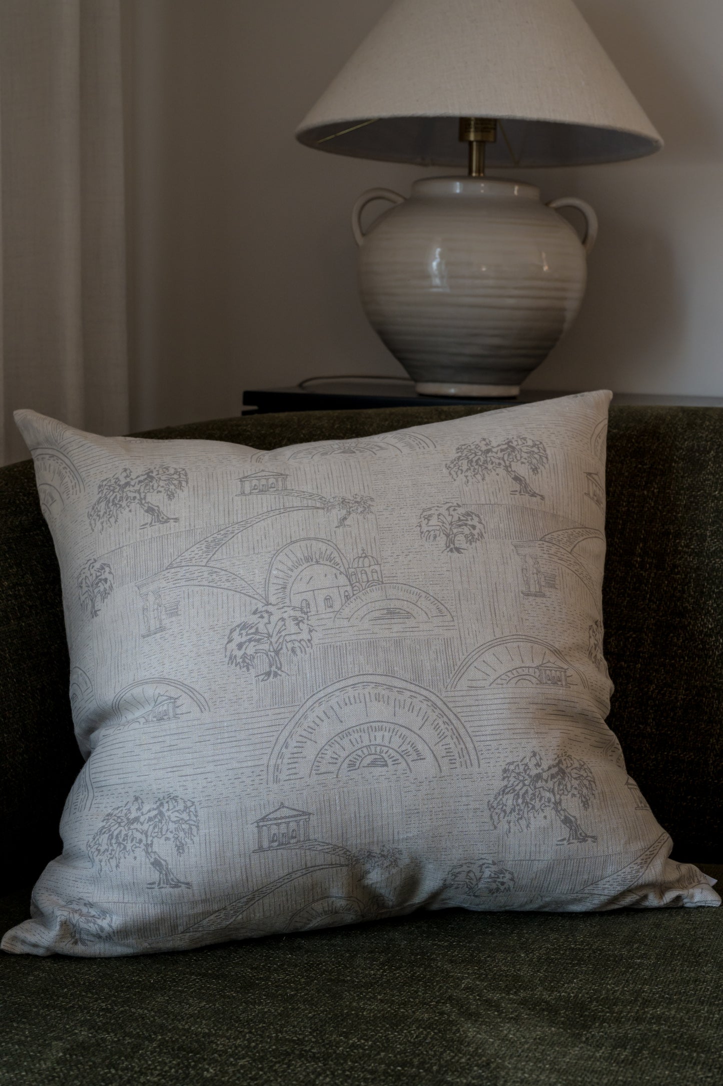 Willow Designer Pillow (Clay)